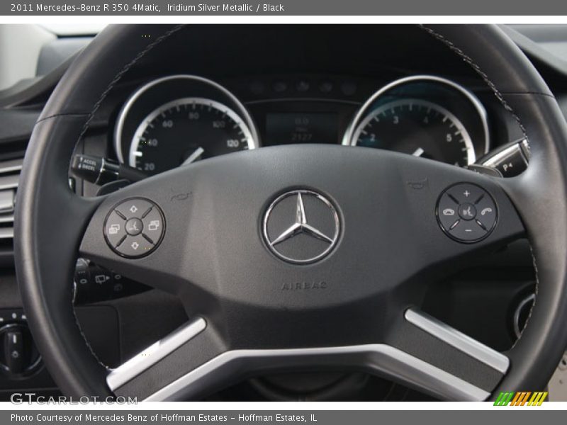Iridium Silver Metallic / Black 2011 Mercedes-Benz R 350 4Matic
