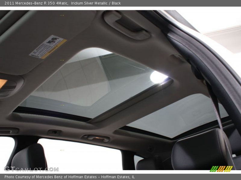 Iridium Silver Metallic / Black 2011 Mercedes-Benz R 350 4Matic