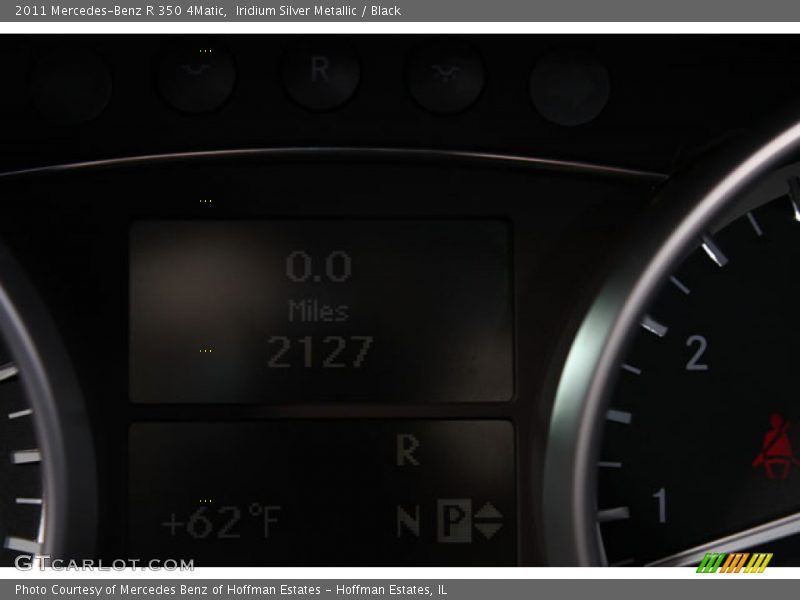 Iridium Silver Metallic / Black 2011 Mercedes-Benz R 350 4Matic