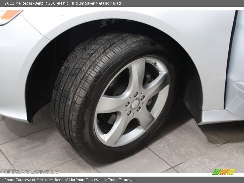 Iridium Silver Metallic / Black 2011 Mercedes-Benz R 350 4Matic