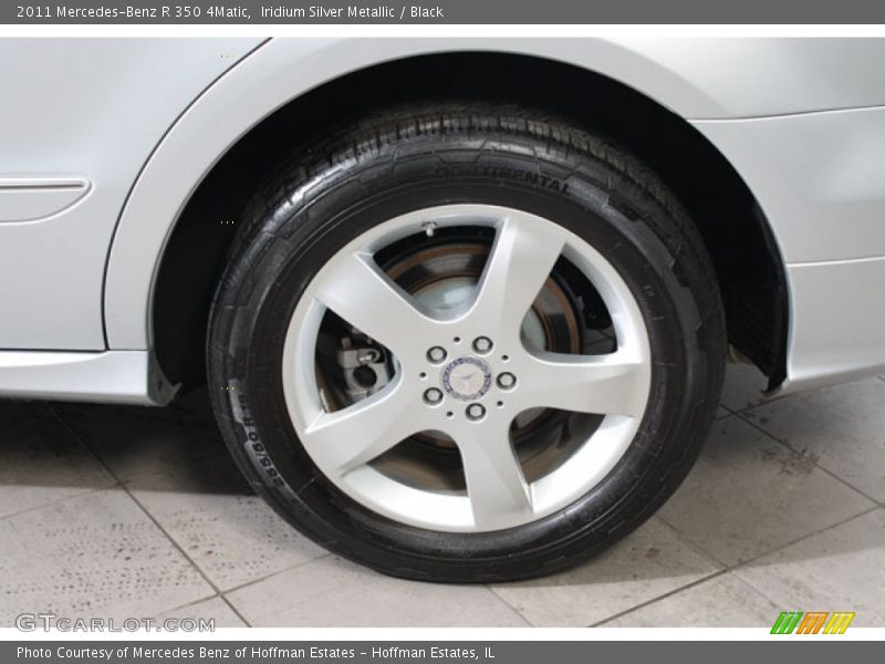Iridium Silver Metallic / Black 2011 Mercedes-Benz R 350 4Matic