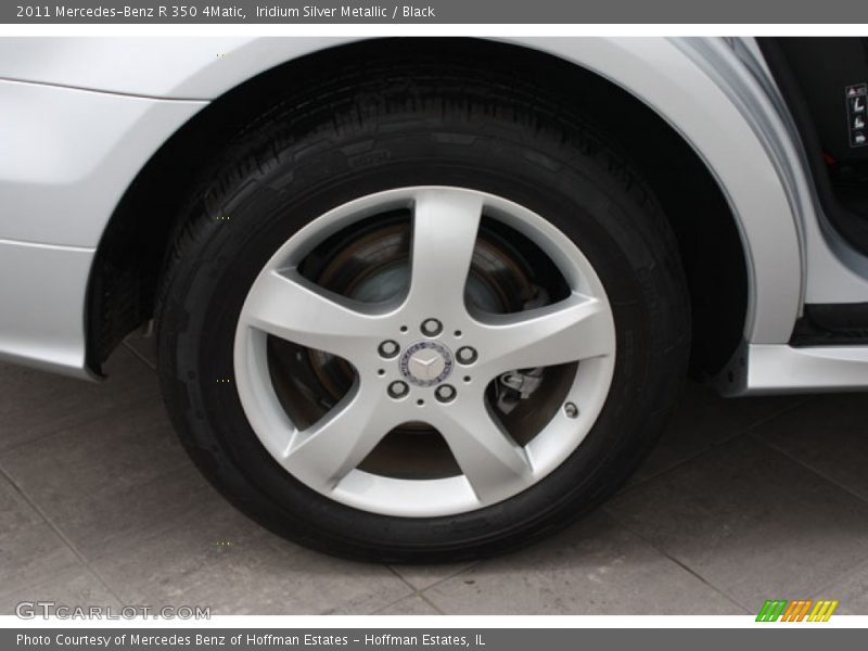 Iridium Silver Metallic / Black 2011 Mercedes-Benz R 350 4Matic