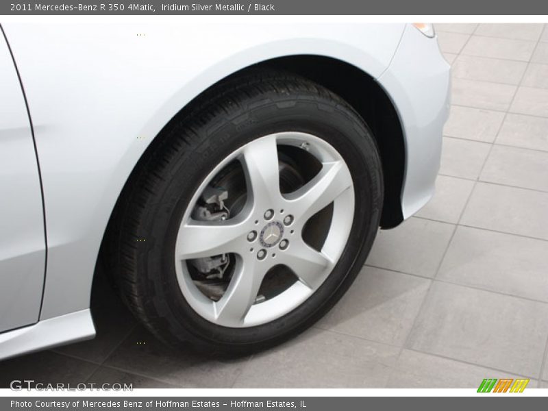 Iridium Silver Metallic / Black 2011 Mercedes-Benz R 350 4Matic