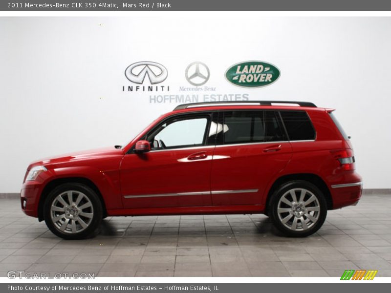 Mars Red / Black 2011 Mercedes-Benz GLK 350 4Matic