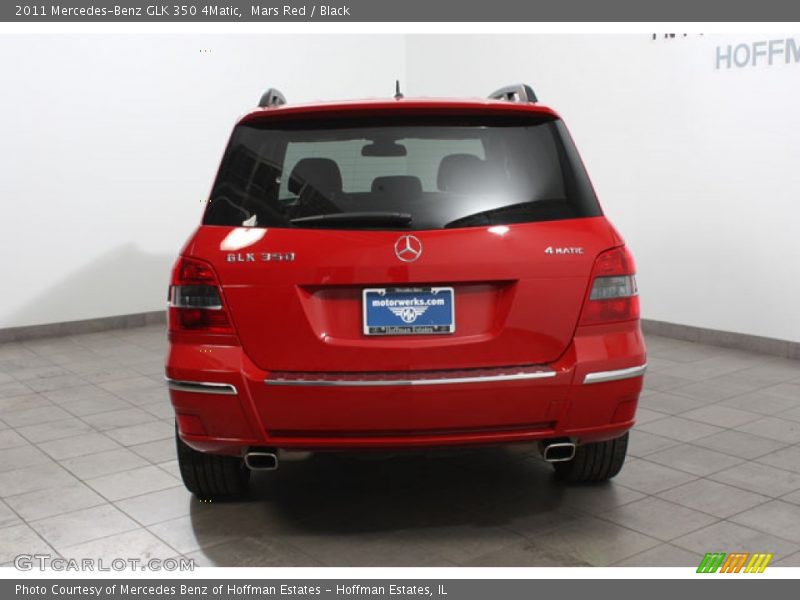 Mars Red / Black 2011 Mercedes-Benz GLK 350 4Matic