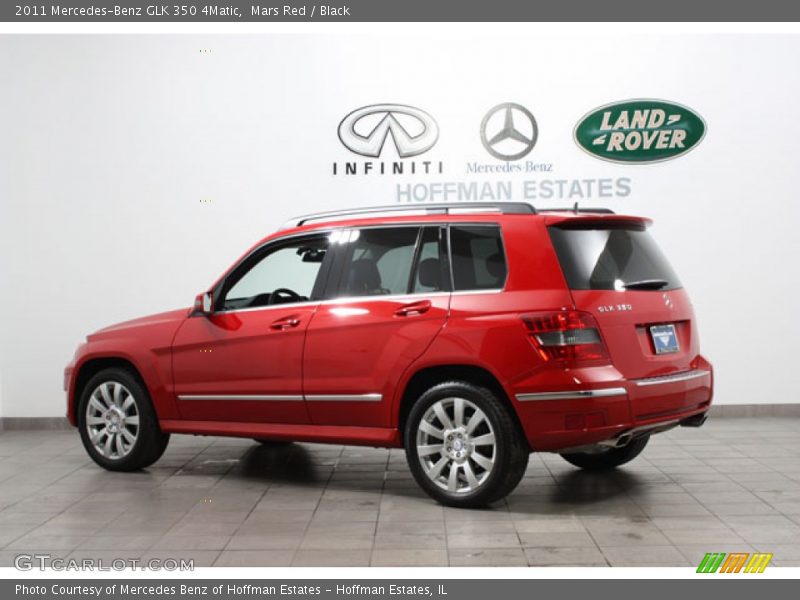 Mars Red / Black 2011 Mercedes-Benz GLK 350 4Matic
