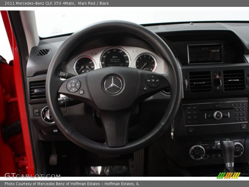 Mars Red / Black 2011 Mercedes-Benz GLK 350 4Matic