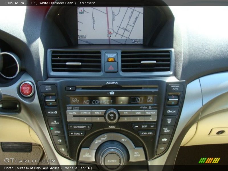 White Diamond Pearl / Parchment 2009 Acura TL 3.5