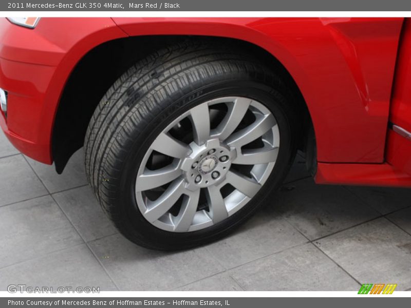 Mars Red / Black 2011 Mercedes-Benz GLK 350 4Matic