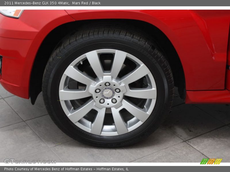 Mars Red / Black 2011 Mercedes-Benz GLK 350 4Matic