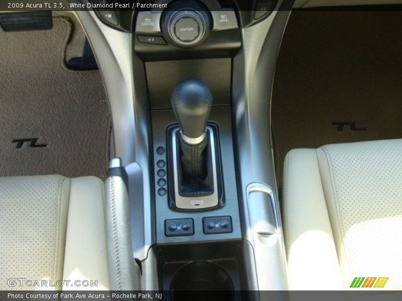 White Diamond Pearl / Parchment 2009 Acura TL 3.5