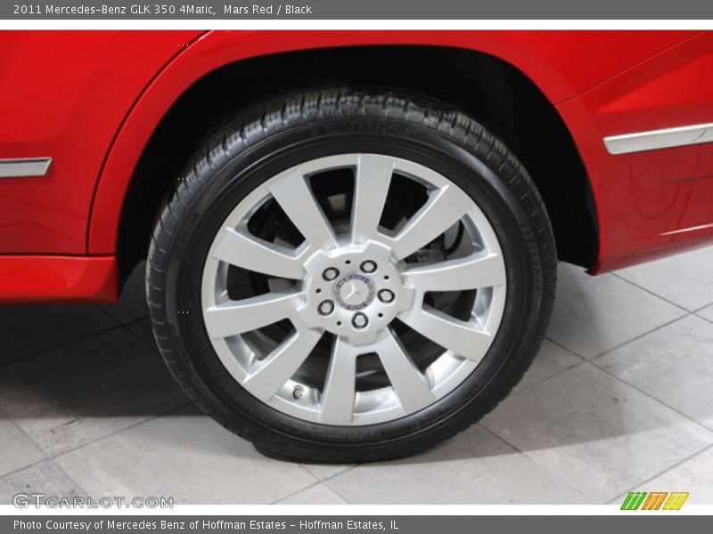 Mars Red / Black 2011 Mercedes-Benz GLK 350 4Matic