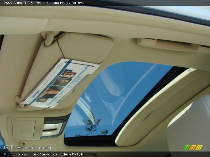 White Diamond Pearl / Parchment 2009 Acura TL 3.5