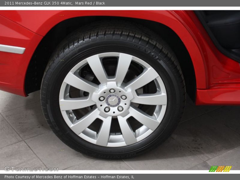 Mars Red / Black 2011 Mercedes-Benz GLK 350 4Matic