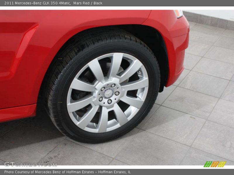 Mars Red / Black 2011 Mercedes-Benz GLK 350 4Matic
