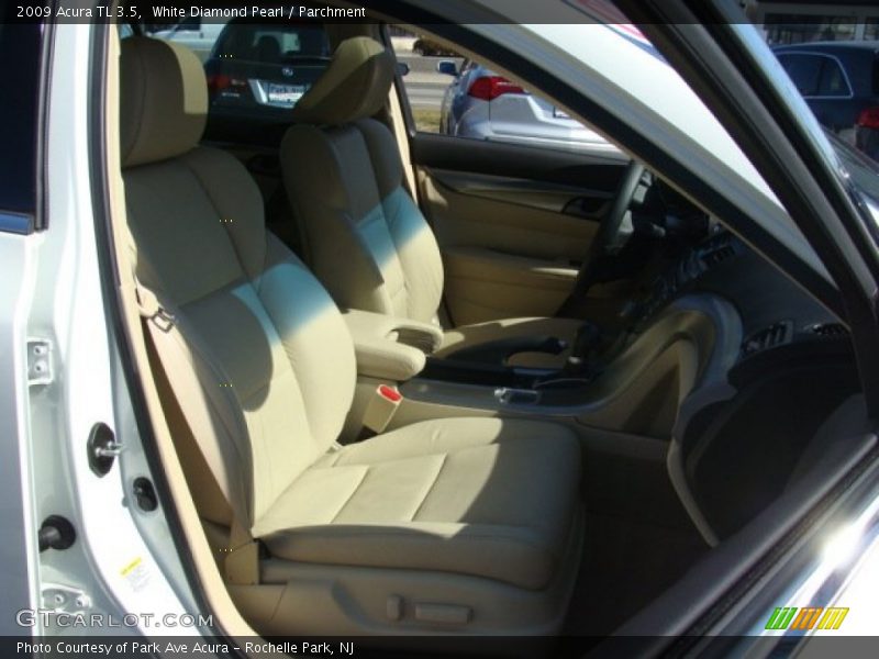 White Diamond Pearl / Parchment 2009 Acura TL 3.5