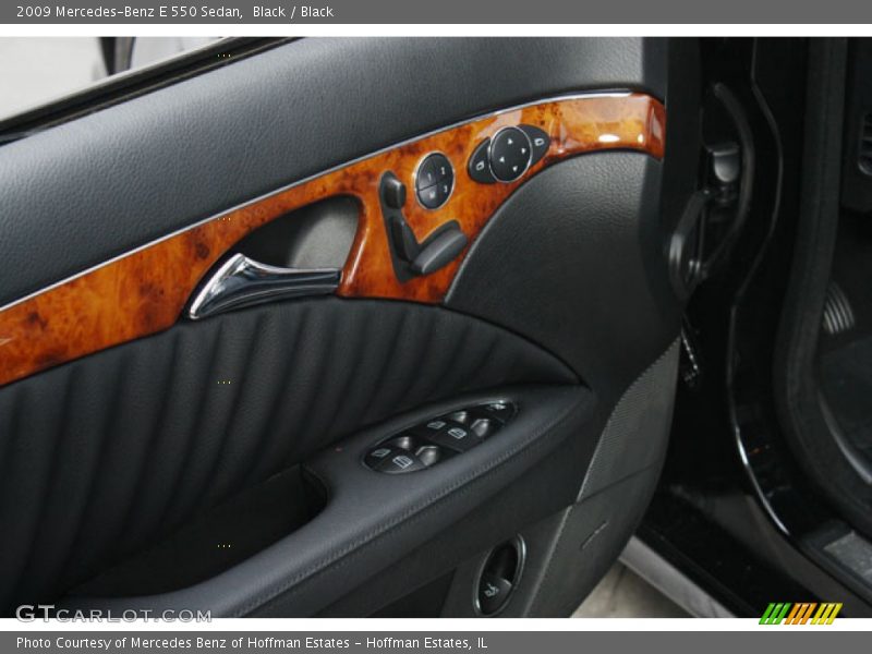 Black / Black 2009 Mercedes-Benz E 550 Sedan