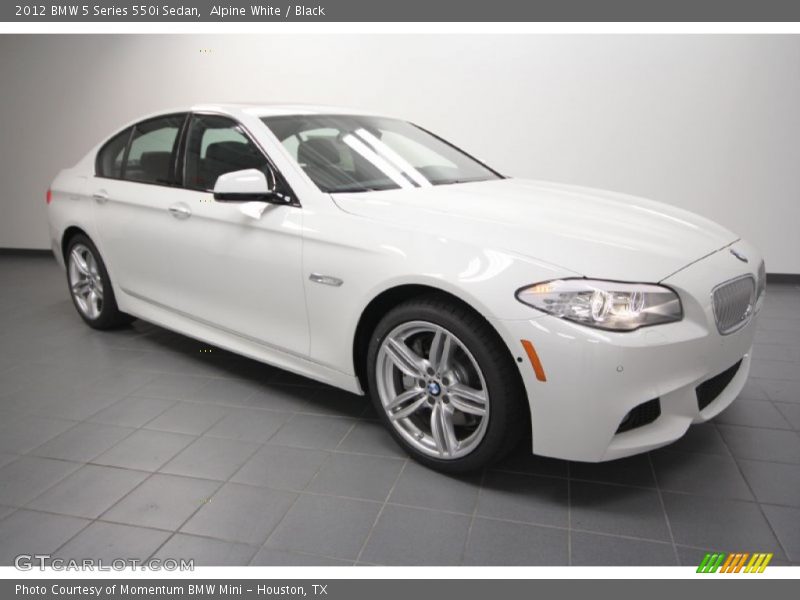 Front 3/4 View of 2012 5 Series 550i Sedan