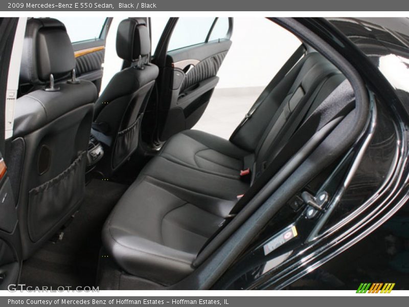 Black / Black 2009 Mercedes-Benz E 550 Sedan