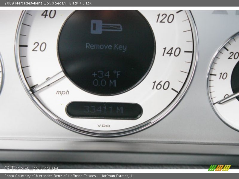 Black / Black 2009 Mercedes-Benz E 550 Sedan