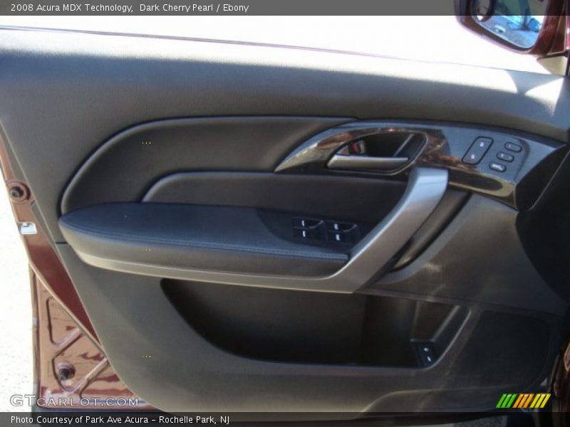 Dark Cherry Pearl / Ebony 2008 Acura MDX Technology