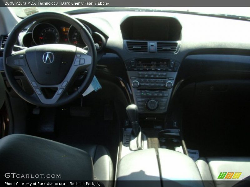 Dark Cherry Pearl / Ebony 2008 Acura MDX Technology
