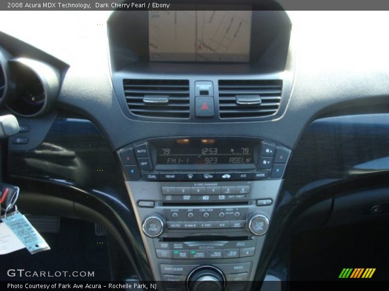 Dark Cherry Pearl / Ebony 2008 Acura MDX Technology