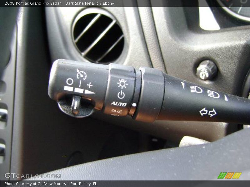 Dark Slate Metallic / Ebony 2008 Pontiac Grand Prix Sedan
