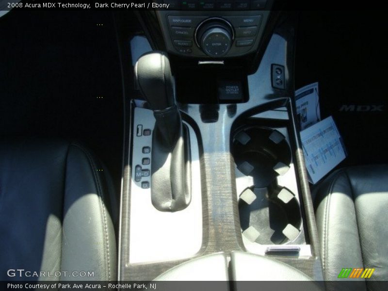 Dark Cherry Pearl / Ebony 2008 Acura MDX Technology
