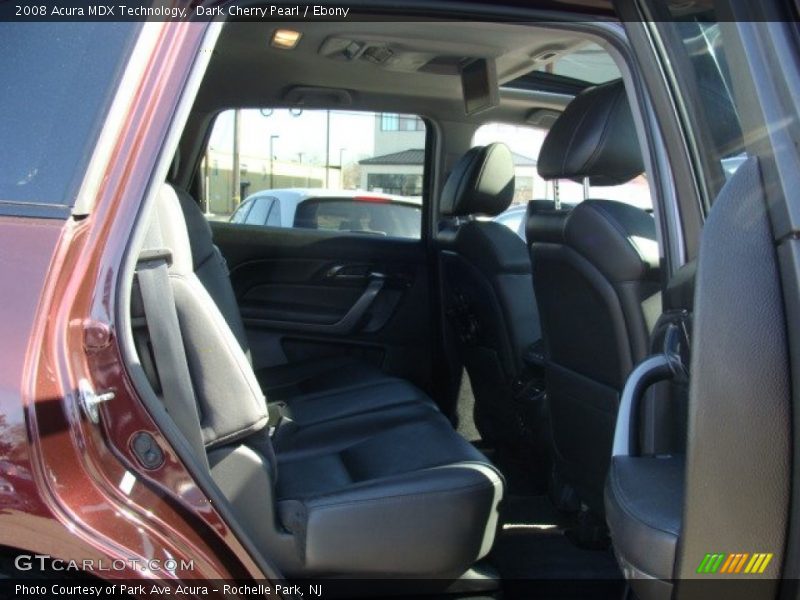 Dark Cherry Pearl / Ebony 2008 Acura MDX Technology