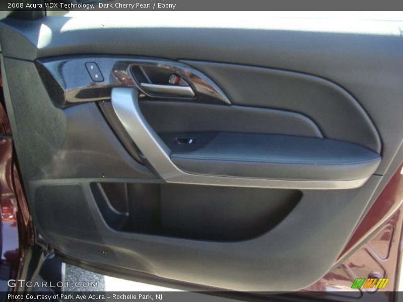 Dark Cherry Pearl / Ebony 2008 Acura MDX Technology