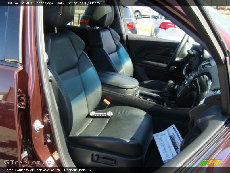 Dark Cherry Pearl / Ebony 2008 Acura MDX Technology