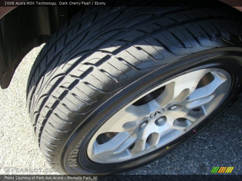 Dark Cherry Pearl / Ebony 2008 Acura MDX Technology
