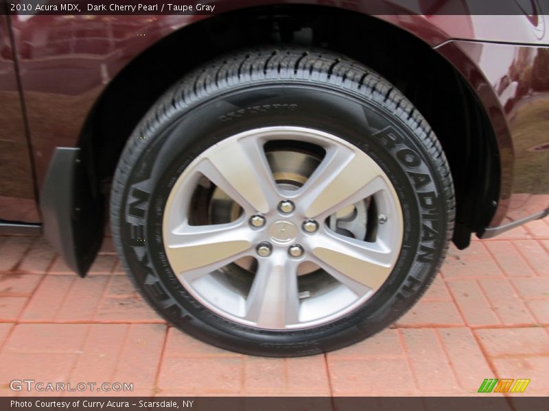 Dark Cherry Pearl / Taupe Gray 2010 Acura MDX