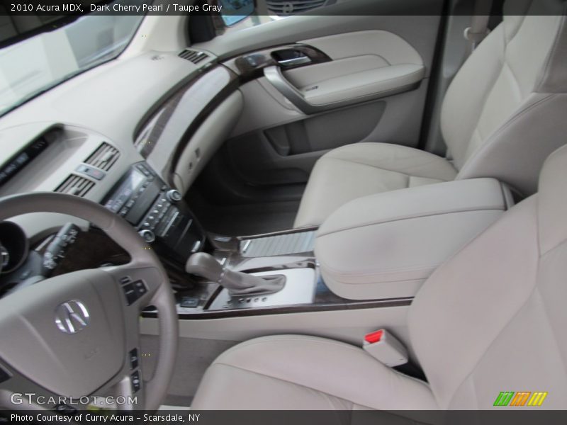 Dark Cherry Pearl / Taupe Gray 2010 Acura MDX