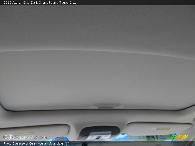 Dark Cherry Pearl / Taupe Gray 2010 Acura MDX