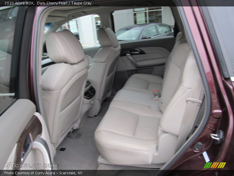 Dark Cherry Pearl / Taupe Gray 2010 Acura MDX