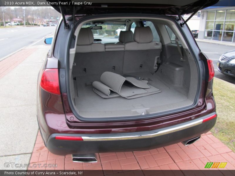 Dark Cherry Pearl / Taupe Gray 2010 Acura MDX