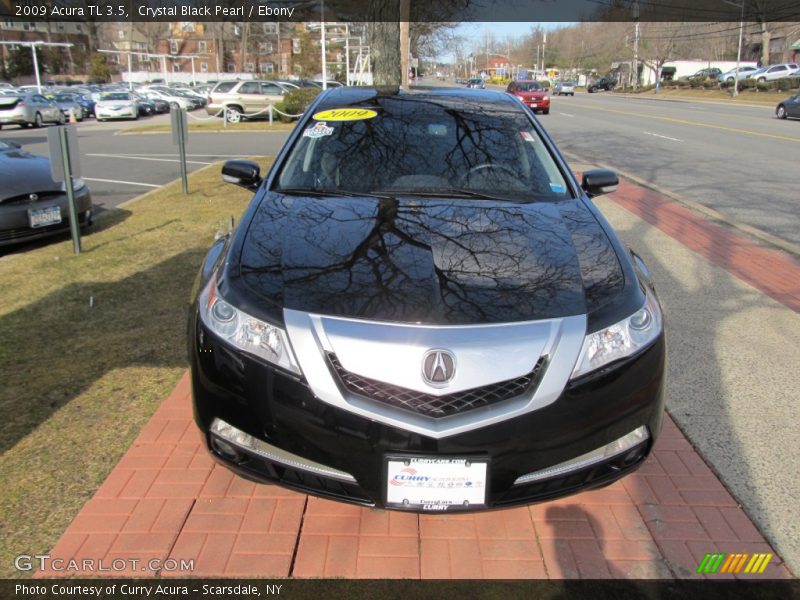 Crystal Black Pearl / Ebony 2009 Acura TL 3.5