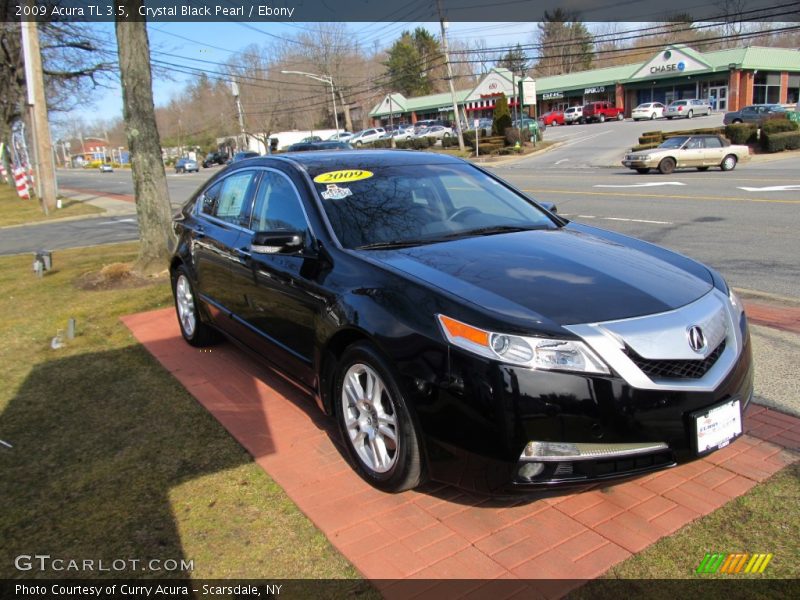 Crystal Black Pearl / Ebony 2009 Acura TL 3.5