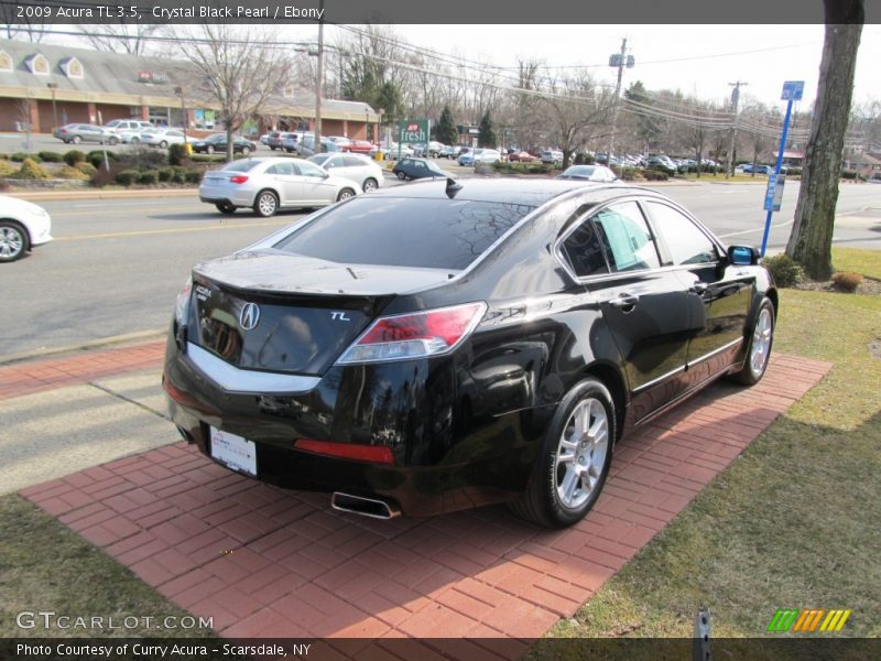 Crystal Black Pearl / Ebony 2009 Acura TL 3.5
