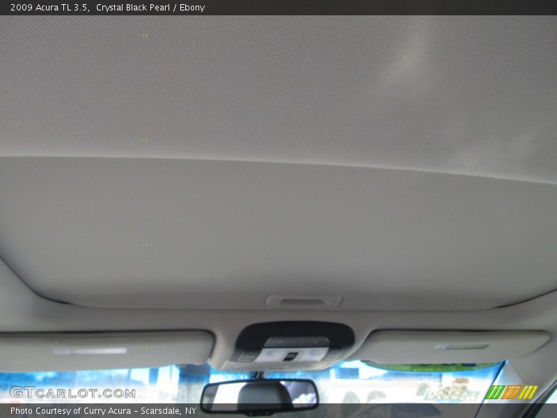 Crystal Black Pearl / Ebony 2009 Acura TL 3.5