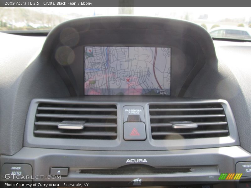 Crystal Black Pearl / Ebony 2009 Acura TL 3.5