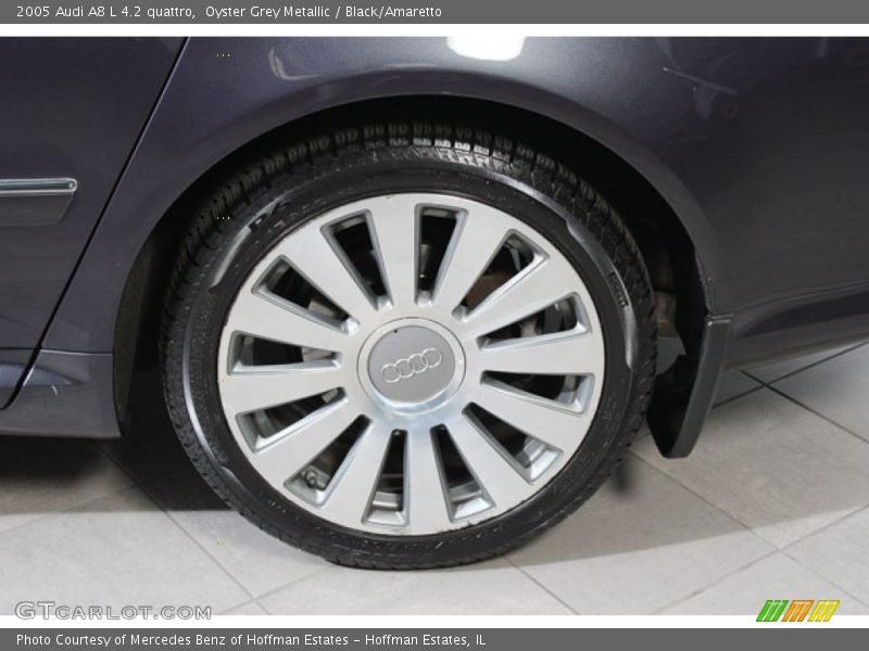 Oyster Grey Metallic / Black/Amaretto 2005 Audi A8 L 4.2 quattro