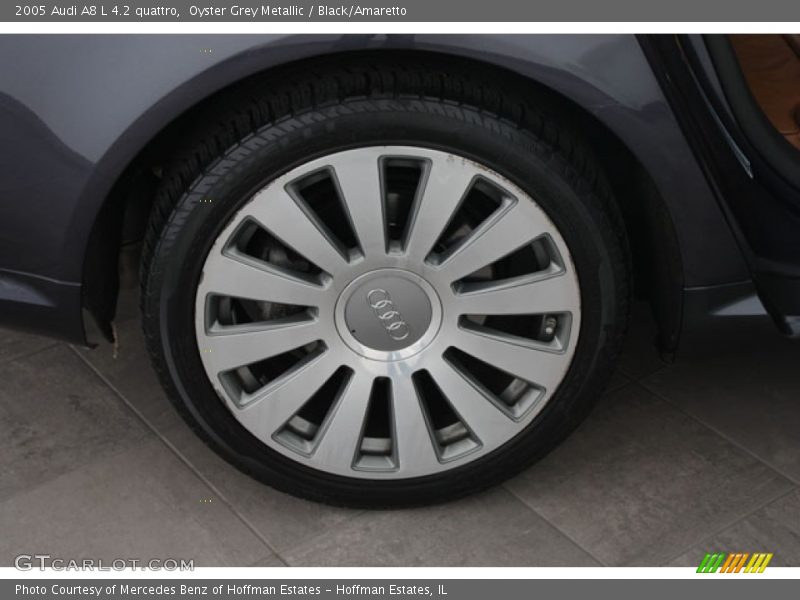 Oyster Grey Metallic / Black/Amaretto 2005 Audi A8 L 4.2 quattro