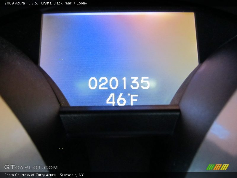 Crystal Black Pearl / Ebony 2009 Acura TL 3.5