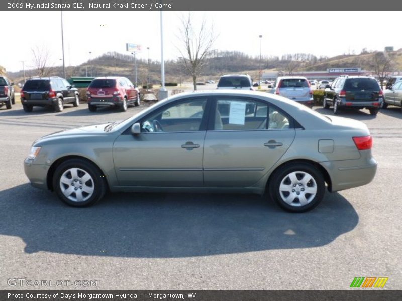 Natural Khaki Green / Camel 2009 Hyundai Sonata GLS