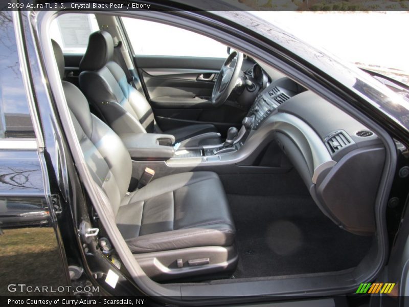 Crystal Black Pearl / Ebony 2009 Acura TL 3.5