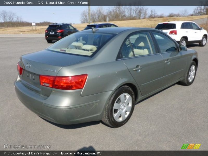 Natural Khaki Green / Camel 2009 Hyundai Sonata GLS