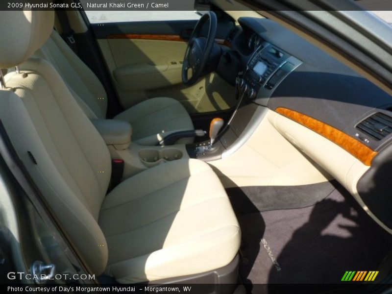 Natural Khaki Green / Camel 2009 Hyundai Sonata GLS
